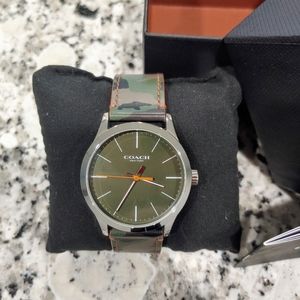 Coach Baxter "green camo" watch